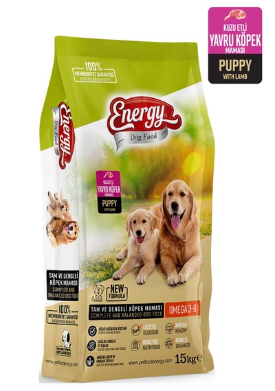 Energy Kuzu Etli Yavru Köpek Maması 2 x 15 KG