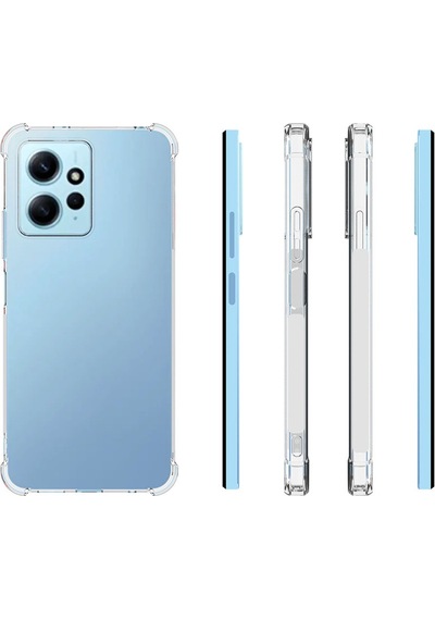 Xiaomi Uyumlu Redmi Note 12 4g Kılıf Zore Kenar Korumalı Nitro Anti Shock Silikon