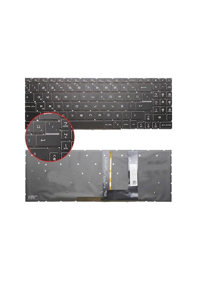 Msı Cyborg 15 A13vf Klavye Aydınlatmalı Tuş Takımı