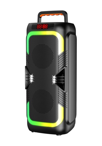 Çeşithane Abs-4220w Taşınabilir Bluetooth Hoparlör Çift Hoparlörlü-siyah