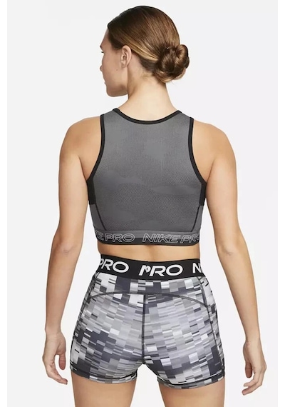 Nike Pro Dri Fit Cropped Training Womens Tank Top Kadın Antreman Atleti Siyah