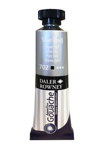 Daler Rowney Aquafine Opak Guaj Boya 15Ml 702 Silver Imit