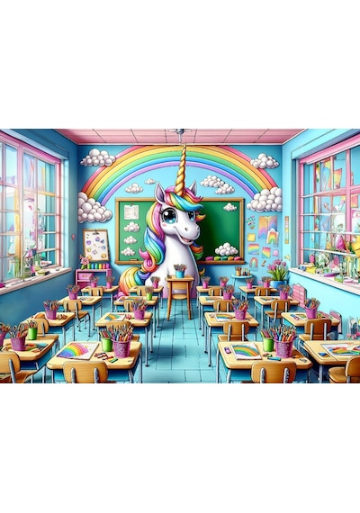 Art Çocuk Düşler Sınıfı 100 Parça Puzzle