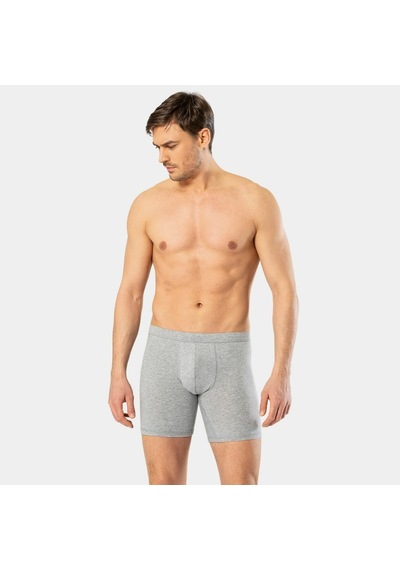 Cacharel Erkek Likralı Uzun Boxer Bel Bantlı 1336/gri Gri