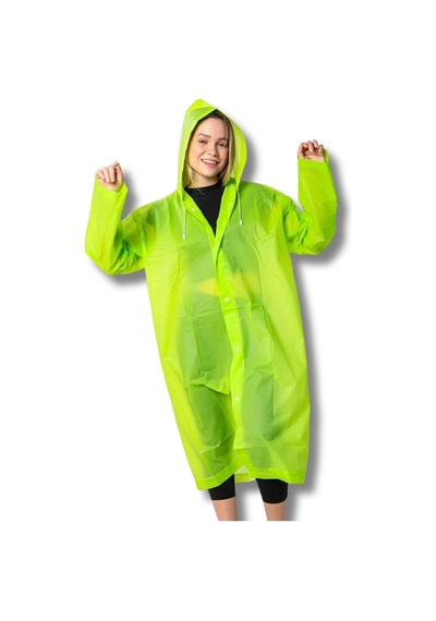 Bosile Unisex Eva Kumaş Su Rüzgar Geçirmez Yağmurluk Çok Renkli