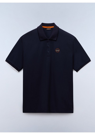 Napapijri E-badge Ss 1-np0a4gac1761 Lacivert Erkek Polo T-shirt