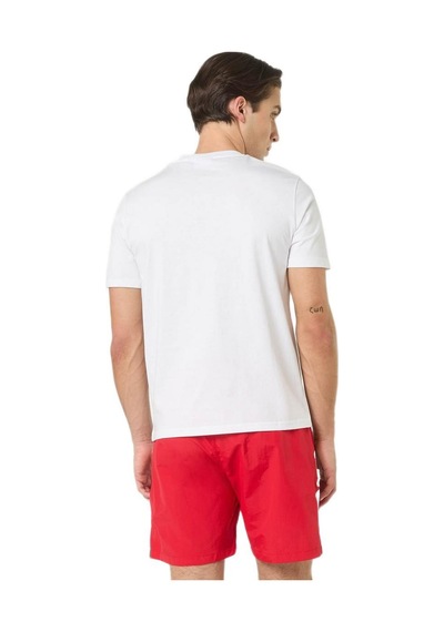 Fila Fam1221.10001 Padule Regular Logo Graphic Erkek Spor Tişört Beyaz