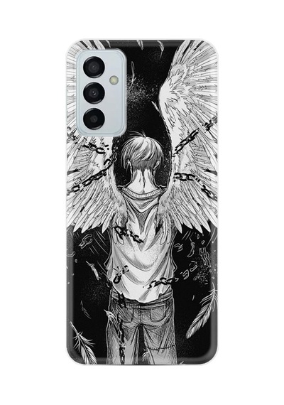 Samsung Galaxy A04s Uyumlu Kılıf Resimli Desenli Silikon Platinium Series Angel 1883