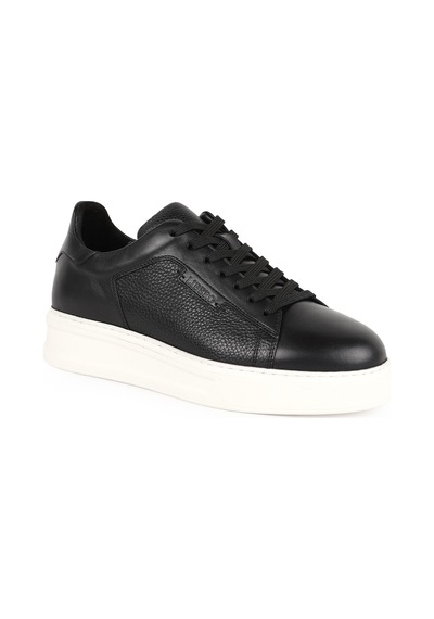 Libero L5770 Hakiki Deri Ultra Hafif Kalın Eva Taban Bağcıklı Erkek Sneaker Günlük Ayakkabı Syh-byz