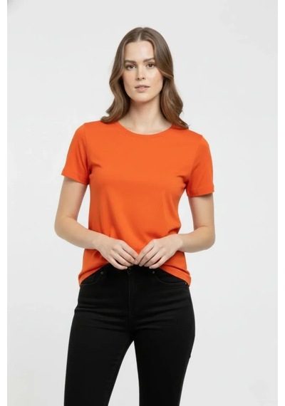 Butik İstanbul T-shirt Bisiklet Yaka Slim Fit Likralı Tişört Günlük Basic Body - Turuncu Butik İstanbul T-shirt Bisiklet Yaka Slim Fit Likralı Tişört Günlük Basic Body - Turuncu