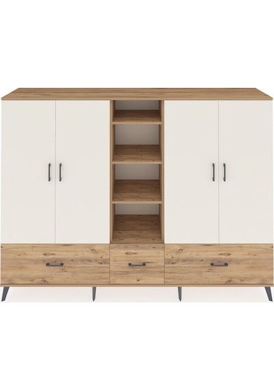 Hyperion Dolap 12 Raflı 3 Çekmeceli 4 Kapaklı 220x44x163 Çam-ayta Çam-aytaşı/çam Hyperion Dolap 12 Raflı 3 Çekmeceli 4 Kapaklı 220x44x163 Çam-ayta Çam-aytaşı/çam