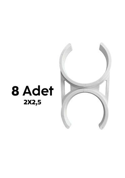 2x2,5 8 Adet İnlinedan Tatlandırıcıya Bağlantı Filtre Kelepçesi