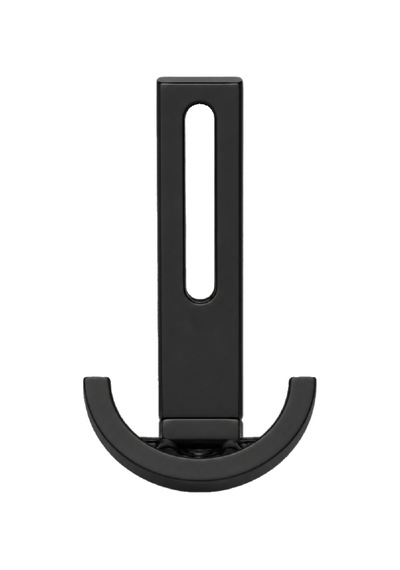 Palmiye Lüks Portmanto Askı, Metal, Vestiyer Askı, 158 Gr, Dolap Askılık, Duvar Askılığı, Mat Siyah Vidalı