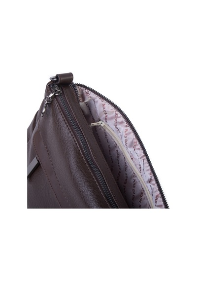 Nas Bag Çok Gözlü Yumuşak Ve Hafif Yapılı Çift Askılı Omuz Ve Çapraz Çanta 30x24 Cm Kahve Victoria