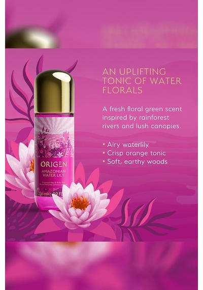 Origen Amazonian Water Lily Saç Ve Vücut Spreyi 236ml