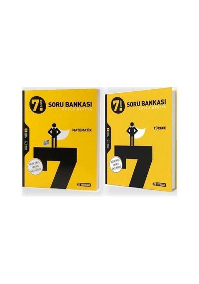 Hız 7. Sınıf Matematik Soru Bankası + Hız 7. Sınıf Türkçe Soru Bankası