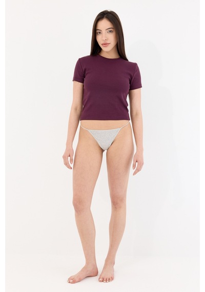 Air Gri String Külot Gri