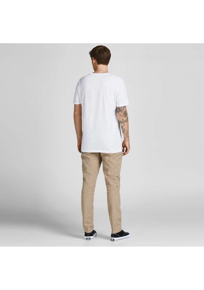 Jack & Jones Jack&jones Blatropic Solid Erkek Mavi Yuvarlak Yaka Tişört Mavi