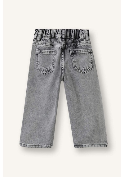 Defacto %100 Pamuk Wıde Leg Pamuklu Pantolon Kız Bebek H2200a526hsnm55 Gri-nm55