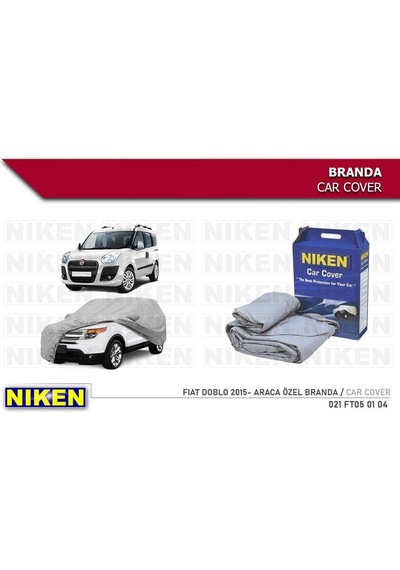 Fiat Doblo 3 Araca Özel Üretim Oto Branda Araç Örtüsü 2015 Sonrası Modeller Niken