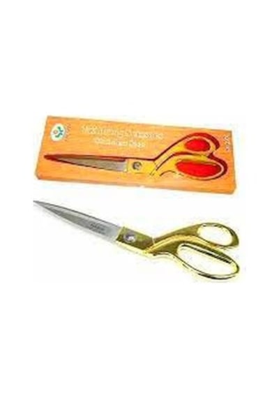 Taksun No-1250 10'' Lüks Terzi Makası Gold Sarı Metal Saplı- 6'li Paket
