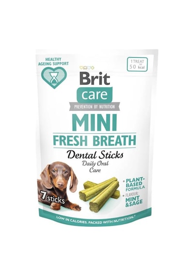 Brit Care Günlük Ağız Bakımı Ve Ferah Nefesi Destekleyen Mini Irk Köpek Ödül Maması 120 Gr