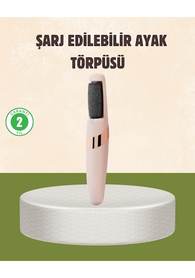 İki - 102 - Hızlı Elektrikli Ayak Törpüsü Pürüzsüz - Edntrend - Topuk Bakımı