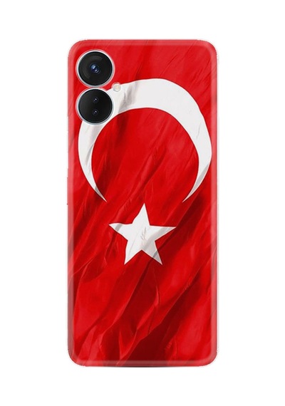 Tecno Camon 19 Neo Kılıf Resimli Desenli Baskılı Silikon Şanlı Türk Bayrağı 4 1401