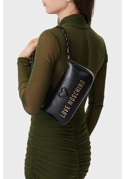 Love Moschino Logolu Omuz Askılı Çanta Bayan Çanta Jc4132pp1pl1100a Siyah