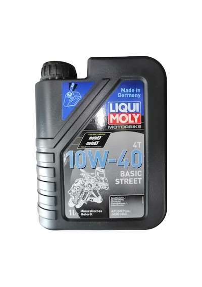 Liqui Moly 10W-40 Basic Street 4T Mineral Motosiklet Yağı 1 L
