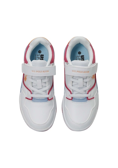 U.s. Polo Assn. Martell Jr 5fx Beyaz Kız Çocuk Sneaker Beyaz-turuncu Beyaz - Turuncu U.s. Polo Assn. Martell Jr 5fx Beyaz Kız Çocuk Sneaker Beyaz-turuncu Beyaz - Turuncu