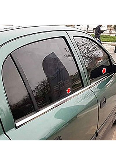 Opel Astra G Krom Cam Çıtası Sedan 4 Prç. 1998-2005