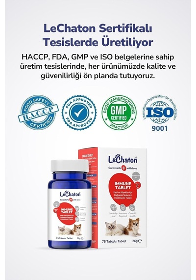 Kedi Ve Köpekler Için Güçlendirici Destekleyici Tablet 75 Tablet