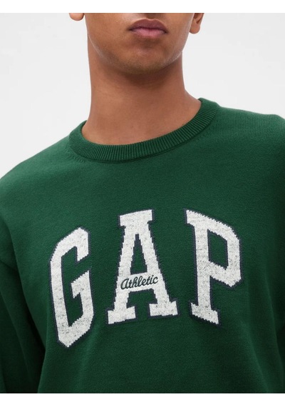 Gap 789791000 V-ıntx Gap Athletic Intarsia Rlxd Erkek Kazak Yeşil