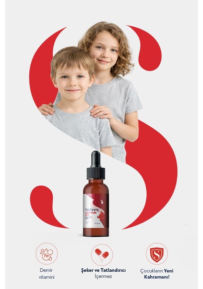 Sıdrex Lıpo Iron Kıds 30 Ml Demir, B1, B12 Ve Foik Asit İçeren Takviye Edici Gıda