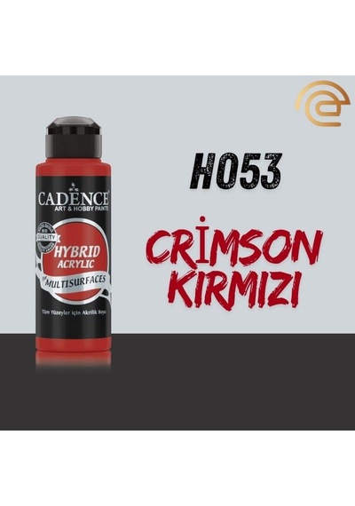 Cadence Hybrid Multisurface Akrilik Boya 120 Ml H053 Crimson Kırmızı