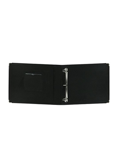 Pioneer T12jf-bk 30 Cm X 30,5 Cm Dikişli Suni Deri 3 Halkalı Cilt, Siyah