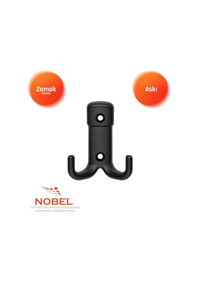 Kare Askı, Metal Vestiyer Askısı, 34 Gr, Dolap Ve Duvar Askılığı, Matsi Yah Vidalı