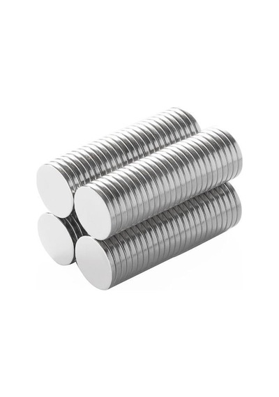 15x5mm Neodyum Mıknatıs -20 Adet Yuvarlak Güçlü Neodyum Mıknatıs