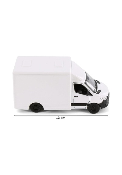 14 Cm Mercedes-benz Sprinter Metal Model Kamyonet - 1:48 Ölçek Çek Bırak Oyuncak Kargo Aracı