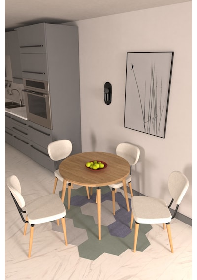 Vilinze Deniz Sandalye Argos Naturel Ahşap Mdf Yuvarlak Sabit Mutfak Masası Takımı - 90x90 Cm Sigma Beyaz Vilinze Deniz Sandalye Argos Naturel Ahşap Mdf Yuvarlak Sabit Mutfak Masası Takımı - 90x90 Cm Sigma Beyaz