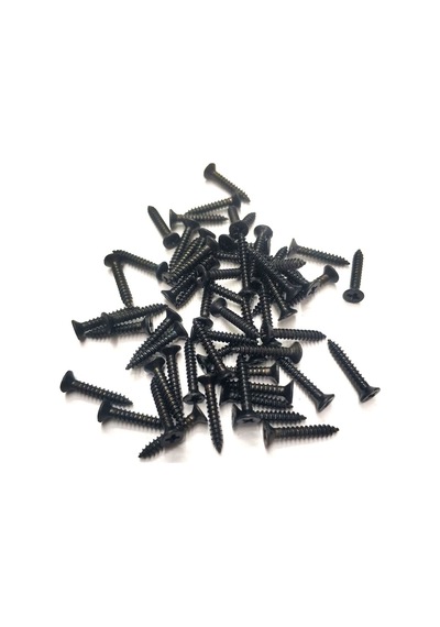 Siyah 1000 Adet Klips Vidası 2,2x13 Mm Yhb - Konik Başlı Kutu, Sandık, Ayak, Askı, Mini Vida 0-8