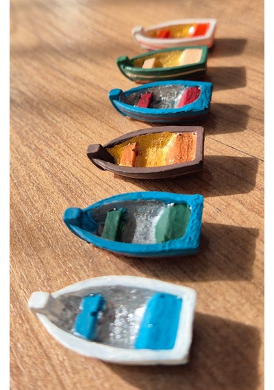 Minyatür Obje Sandal - Kayık - Tekne