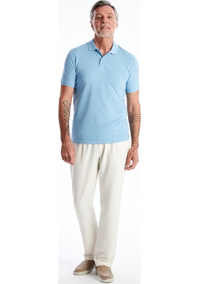 Lcwaıkıkı Classic Mavi Polo Yaka Kısa Kollu Pike Erkek Tişört
