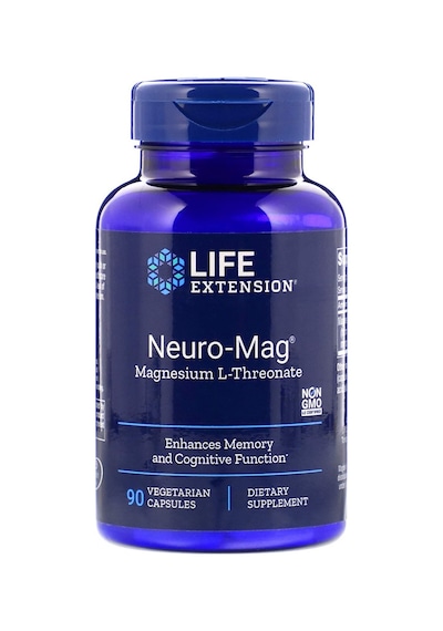 Life Extension Neuro-Mag Magnezyum L-Treonat. 90 Vejetaryen Kapsü