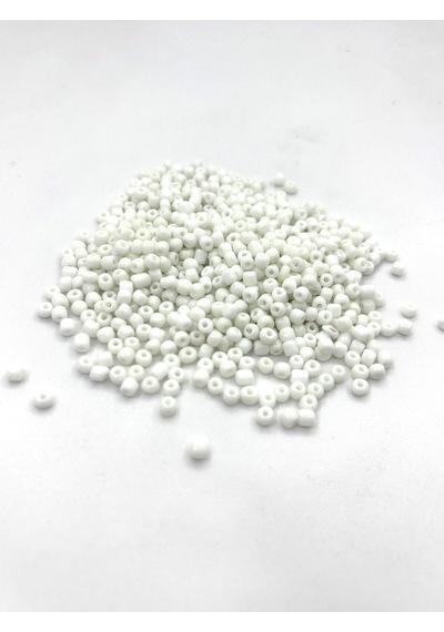 Kum Boncuk 4 Mm 4 Mm / Beyaz