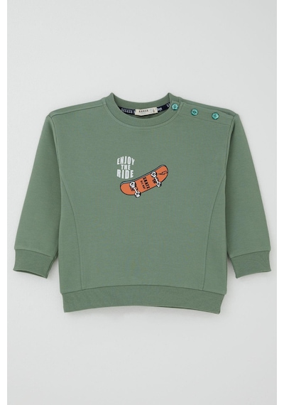 Breeze Erkek Bebek Eşofman Takımı Kaykay Zamanı 9 Ay-3 Yaş, Mint Yeşili Mint Yeşili