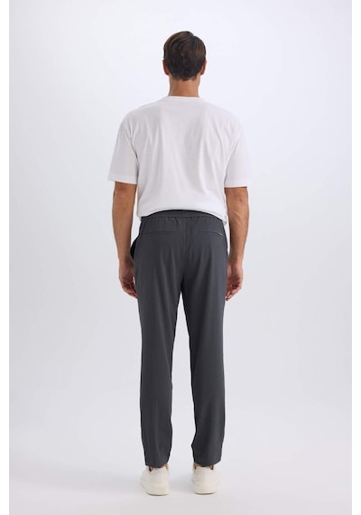 DeFacto Relax Fit Rahat Kesim Düz Paça Krinkıl Yazlık Kumaş Pantolon C3930AX25SPAR15