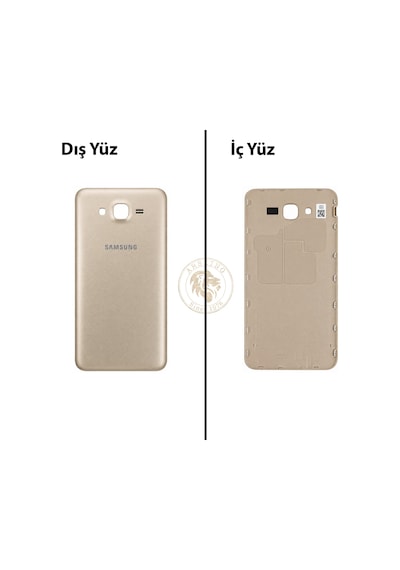 Samsung Galaxy J7 Core J701f Gold Renk Arka Kapak Arka Cam Batarya Kapağı Pil Kapağı Lazer Kesim Back Cover Galaxy J7 Core Uyumlu