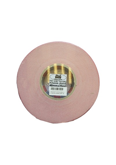 One İç - Dış Mekan Uygun 48 MM x 20 m Çift Taraflı Köpük Bant